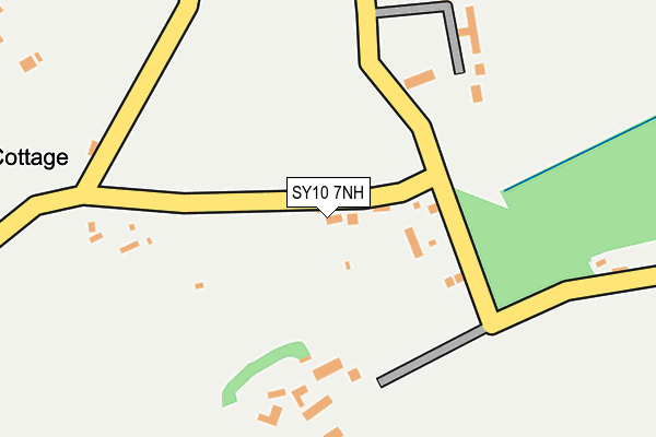 SY10 7NH map - OS OpenMap – Local (Ordnance Survey) SY10 7NH map - OS OpenMap – Local (Ordnance Survey)