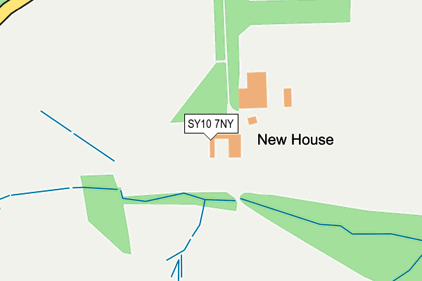 SY10 7NY map - OS OpenMap – Local (Ordnance Survey) SY10 7NY map - OS OpenMap – Local (Ordnance Survey)