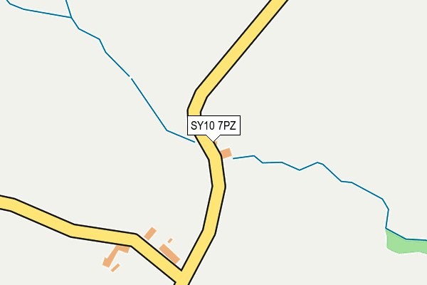 SY10 7PZ map - OS OpenMap – Local (Ordnance Survey) SY10 7PZ map - OS OpenMap – Local (Ordnance Survey)
