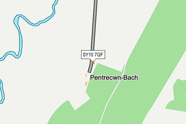 SY10 7QF map - OS OpenMap – Local (Ordnance Survey) SY10 7QF map - OS OpenMap – Local (Ordnance Survey)