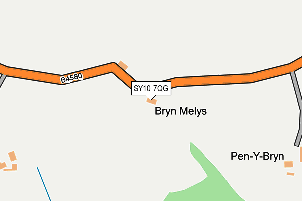 SY10 7QG map - OS OpenMap – Local (Ordnance Survey) SY10 7QG map - OS OpenMap – Local (Ordnance Survey)