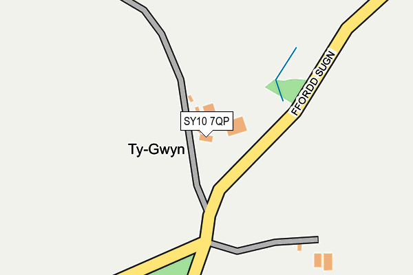 SY10 7QP map - OS OpenMap – Local (Ordnance Survey) SY10 7QP map - OS OpenMap – Local (Ordnance Survey)