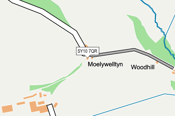 SY10 7QR map - OS OpenMap – Local (Ordnance Survey) SY10 7QR map - OS OpenMap – Local (Ordnance Survey)