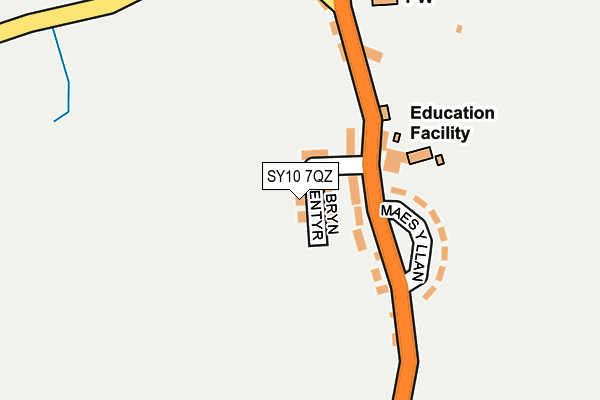 SY10 7QZ map - OS OpenMap – Local (Ordnance Survey) SY10 7QZ map - OS OpenMap – Local (Ordnance Survey)