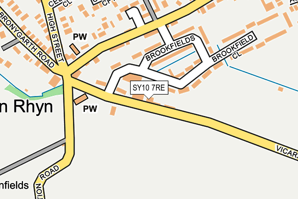 SY10 7RE map - OS OpenMap – Local (Ordnance Survey) SY10 7RE map - OS OpenMap – Local (Ordnance Survey)