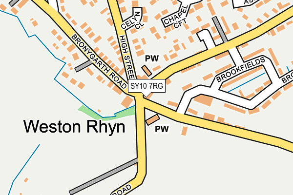 SY10 7RG map - OS OpenMap – Local (Ordnance Survey) SY10 7RG map - OS OpenMap – Local (Ordnance Survey)