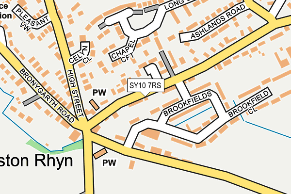 SY10 7RS map - OS OpenMap – Local (Ordnance Survey) SY10 7RS map - OS OpenMap – Local (Ordnance Survey)