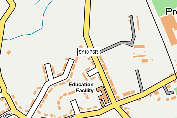 SY10 7SR map - OS OpenMap – Local (Ordnance Survey) SY10 7SR map - OS OpenMap – Local (Ordnance Survey)