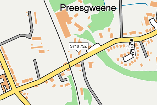 SY10 7SZ map - OS OpenMap – Local (Ordnance Survey) SY10 7SZ map - OS OpenMap – Local (Ordnance Survey)