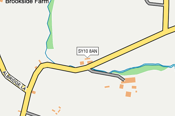 SY10 8AN map - OS OpenMap – Local (Ordnance Survey) SY10 8AN map - OS OpenMap – Local (Ordnance Survey)
