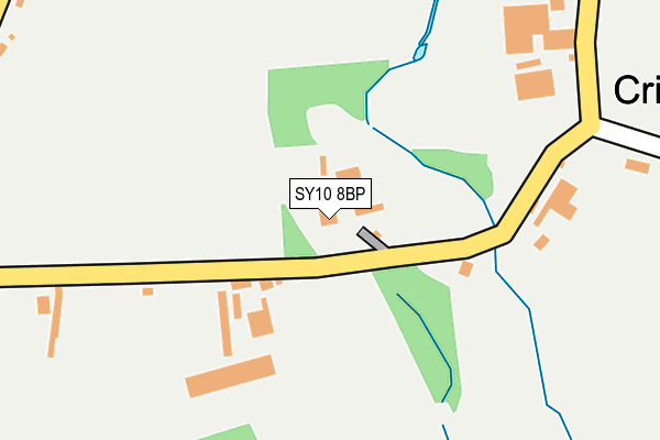 SY10 8BP map - OS OpenMap – Local (Ordnance Survey) SY10 8BP map - OS OpenMap – Local (Ordnance Survey)