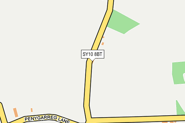 SY10 8BT map - OS OpenMap – Local (Ordnance Survey) SY10 8BT map - OS OpenMap – Local (Ordnance Survey)
