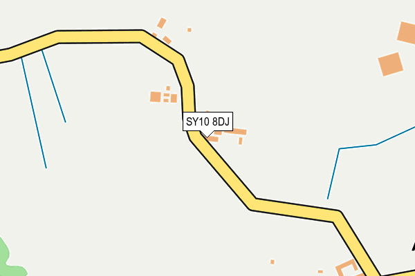 SY10 8DJ map - OS OpenMap – Local (Ordnance Survey)