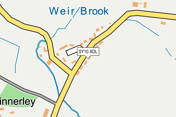 SY10 8DL map - OS OpenMap – Local (Ordnance Survey) SY10 8DL map - OS OpenMap – Local (Ordnance Survey)