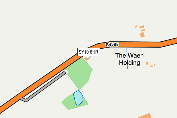 SY10 8HR map - OS OpenMap – Local (Ordnance Survey) SY10 8HR map - OS OpenMap – Local (Ordnance Survey)