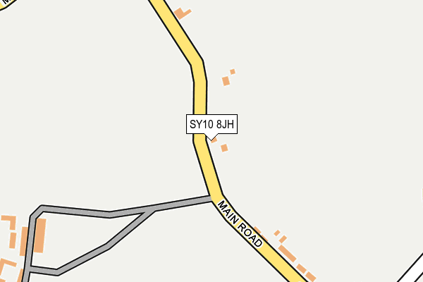 SY10 8JH map - OS OpenMap – Local (Ordnance Survey) SY10 8JH map - OS OpenMap – Local (Ordnance Survey)
