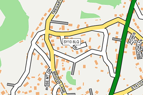 SY10 8LQ map - OS OpenMap – Local (Ordnance Survey) SY10 8LQ map - OS OpenMap – Local (Ordnance Survey)