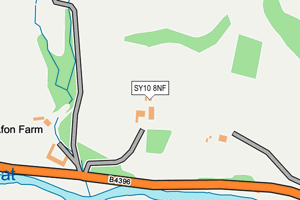 SY10 8NF map - OS OpenMap – Local (Ordnance Survey) SY10 8NF map - OS OpenMap – Local (Ordnance Survey)
