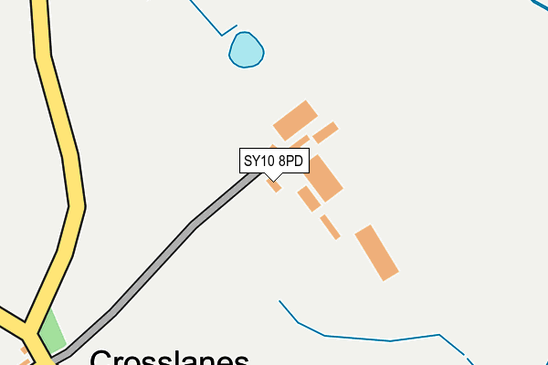 SY10 8PD map - OS OpenMap – Local (Ordnance Survey) SY10 8PD map - OS OpenMap – Local (Ordnance Survey)