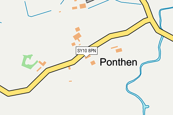 SY10 8PN map - OS OpenMap – Local (Ordnance Survey) SY10 8PN map - OS OpenMap – Local (Ordnance Survey)