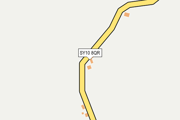 SY10 8QR map - OS OpenMap – Local (Ordnance Survey) SY10 8QR map - OS OpenMap – Local (Ordnance Survey)