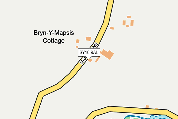 SY10 9AL map - OS OpenMap – Local (Ordnance Survey) SY10 9AL map - OS OpenMap – Local (Ordnance Survey)