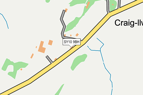 SY10 9BH map - OS OpenMap – Local (Ordnance Survey) SY10 9BH map - OS OpenMap – Local (Ordnance Survey)