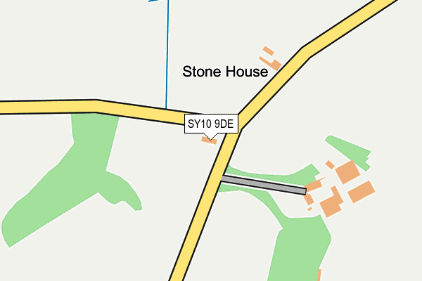 SY10 9DE map - OS OpenMap – Local (Ordnance Survey) SY10 9DE map - OS OpenMap – Local (Ordnance Survey)