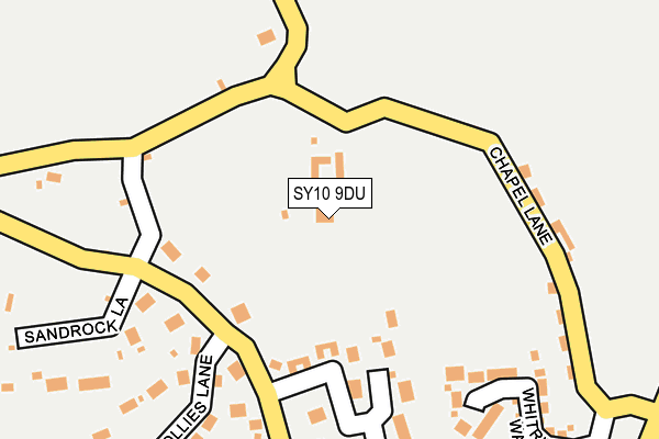 SY10 9DU map - OS OpenMap – Local (Ordnance Survey) SY10 9DU map - OS OpenMap – Local (Ordnance Survey)