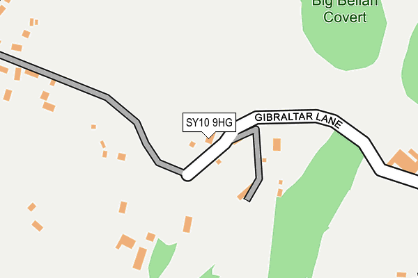 SY10 9HG map - OS OpenMap – Local (Ordnance Survey)