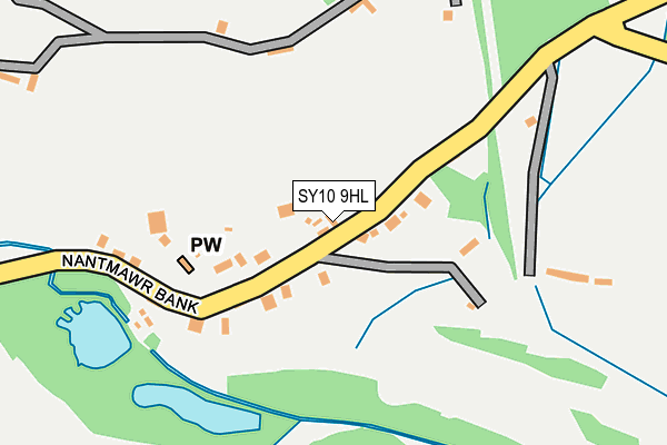 SY10 9HL map - OS OpenMap – Local (Ordnance Survey) SY10 9HL map - OS OpenMap – Local (Ordnance Survey)
