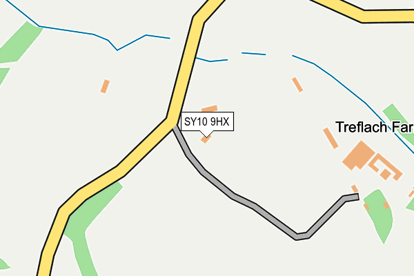 SY10 9HX map - OS OpenMap – Local (Ordnance Survey) SY10 9HX map - OS OpenMap – Local (Ordnance Survey)