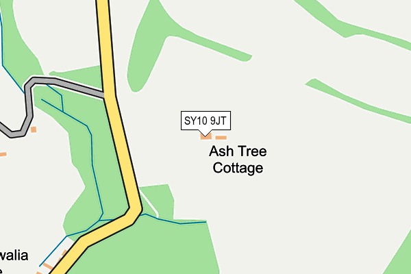 SY10 9JT map - OS OpenMap – Local (Ordnance Survey) SY10 9JT map - OS OpenMap – Local (Ordnance Survey)