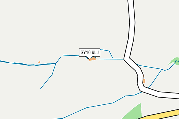 SY10 9LJ map - OS OpenMap – Local (Ordnance Survey) SY10 9LJ map - OS OpenMap – Local (Ordnance Survey)