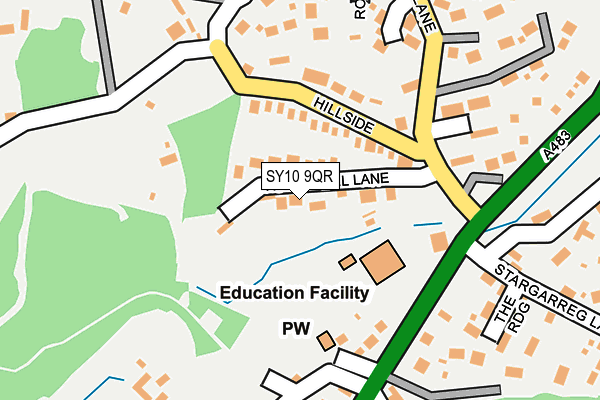 SY10 9QR map - OS OpenMap – Local (Ordnance Survey)