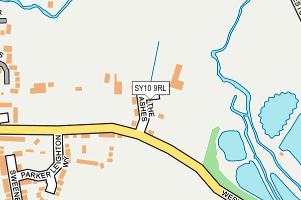 SY10 9RL map - OS OpenMap – Local (Ordnance Survey) SY10 9RL map - OS OpenMap – Local (Ordnance Survey)