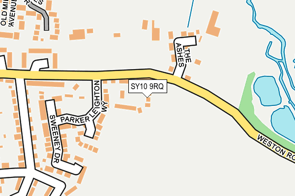 SY10 9RQ map - OS OpenMap – Local (Ordnance Survey) SY10 9RQ map - OS OpenMap – Local (Ordnance Survey)