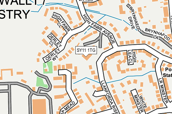 SY11 1TG map - OS OpenMap – Local (Ordnance Survey) SY11 1TG map - OS OpenMap – Local (Ordnance Survey)