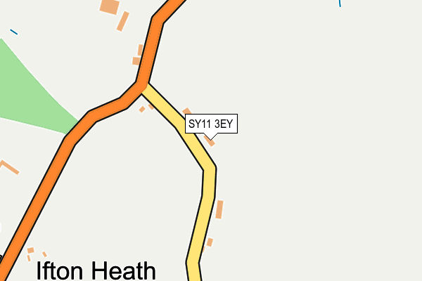 SY11 3EY map - OS OpenMap – Local (Ordnance Survey) SY11 3EY map - OS OpenMap – Local (Ordnance Survey)