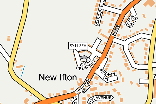 SY11 3FH map - OS OpenMap – Local (Ordnance Survey) SY11 3FH map - OS OpenMap – Local (Ordnance Survey)