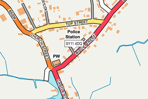 SY11 4DQ map - OS OpenMap – Local (Ordnance Survey) SY11 4DQ map - OS OpenMap – Local (Ordnance Survey)