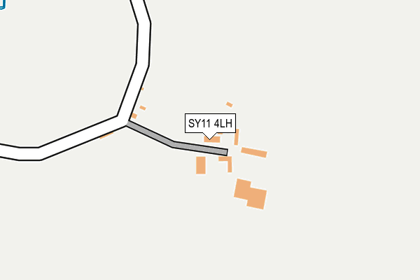 SY11 4LH map - OS OpenMap – Local (Ordnance Survey) SY11 4LH map - OS OpenMap – Local (Ordnance Survey)