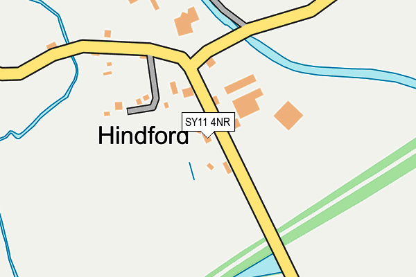SY11 4NR map - OS OpenMap – Local (Ordnance Survey) SY11 4NR map - OS OpenMap – Local (Ordnance Survey)