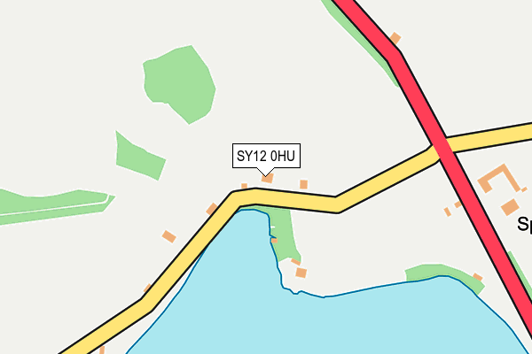 SY12 0HU map - OS OpenMap – Local (Ordnance Survey) SY12 0HU map - OS OpenMap – Local (Ordnance Survey)