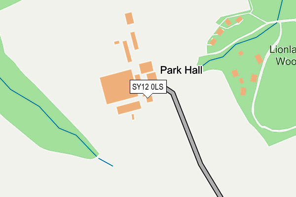 SY12 0LS map - OS OpenMap – Local (Ordnance Survey) SY12 0LS map - OS OpenMap – Local (Ordnance Survey)