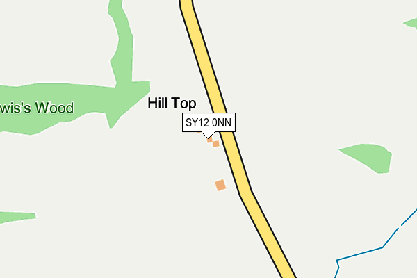 SY12 0NN map - OS OpenMap – Local (Ordnance Survey) SY12 0NN map - OS OpenMap – Local (Ordnance Survey)