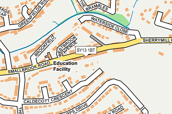 SY13 1BT map - OS OpenMap – Local (Ordnance Survey) SY13 1BT map - OS OpenMap – Local (Ordnance Survey)
