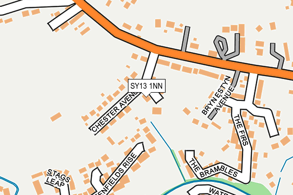 SY13 1NN map - OS OpenMap – Local (Ordnance Survey) SY13 1NN map - OS OpenMap – Local (Ordnance Survey)
