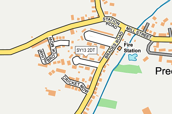 SY13 2DT map - OS OpenMap – Local (Ordnance Survey) SY13 2DT map - OS OpenMap – Local (Ordnance Survey)