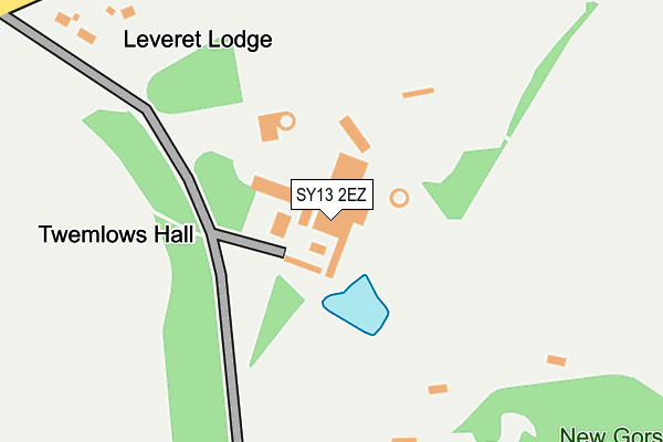 SY13 2EZ map - OS OpenMap – Local (Ordnance Survey) SY13 2EZ map - OS OpenMap – Local (Ordnance Survey)